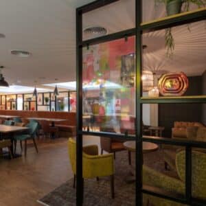 Bistro Glass Partition